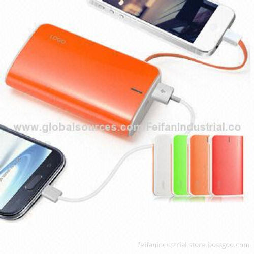 6,600mAh high capacity LED indicator portable power bank